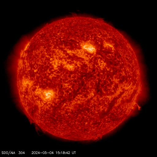 SOHO - EIT 304 © NASA's Community Coordinated Modeling ( http://ccmc.gsfc.nasa.gov )